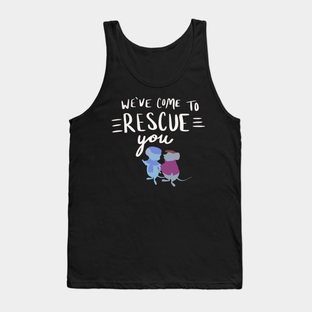 The Rescuers Tank Top by Courtneychurmsdesigns